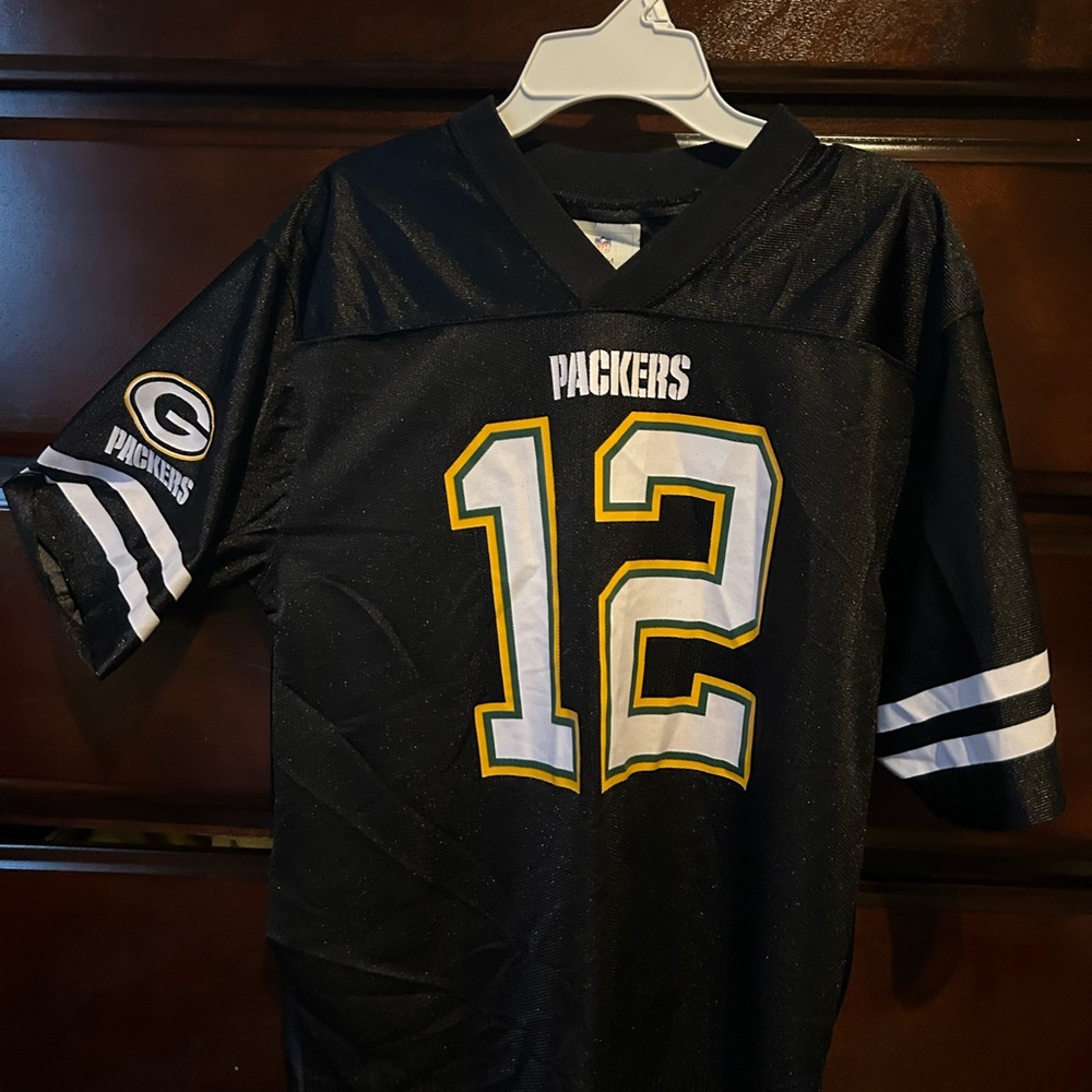 Black Packers Jersey with Number 12